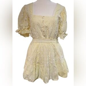 LoveShackFancy Tomasina Mini Dress